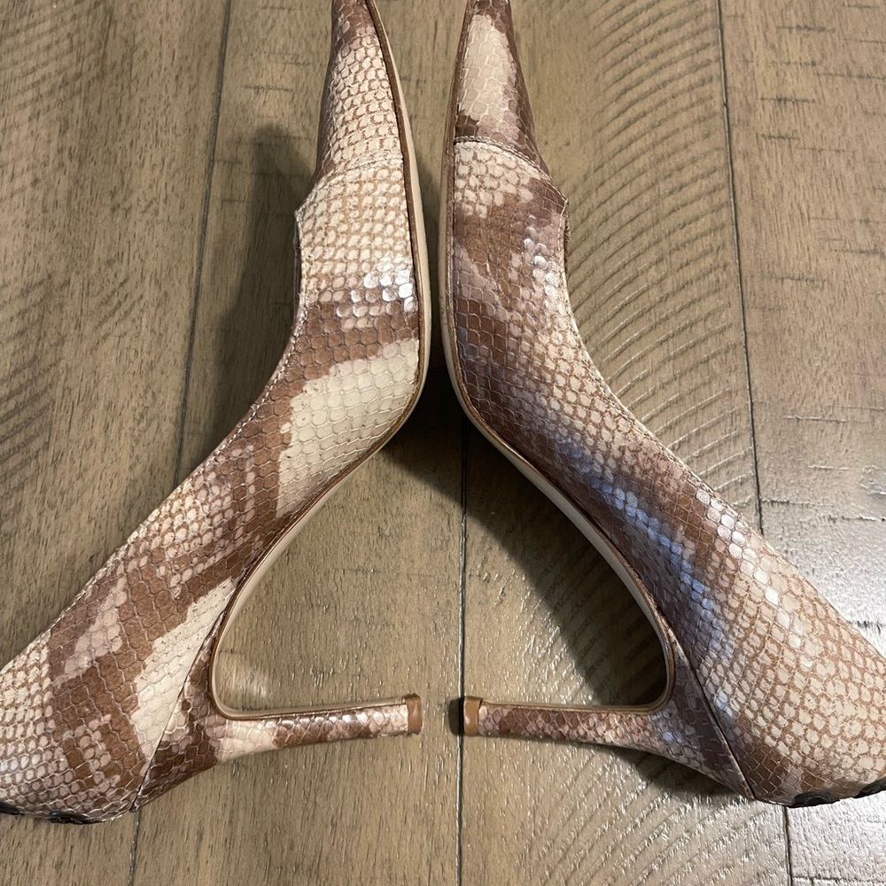 Isaac 6.5 leather heels - Picture 3 of 9
